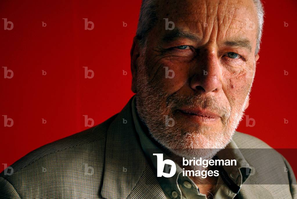 Portrait of the writer Danilo Mainardi in May 2008