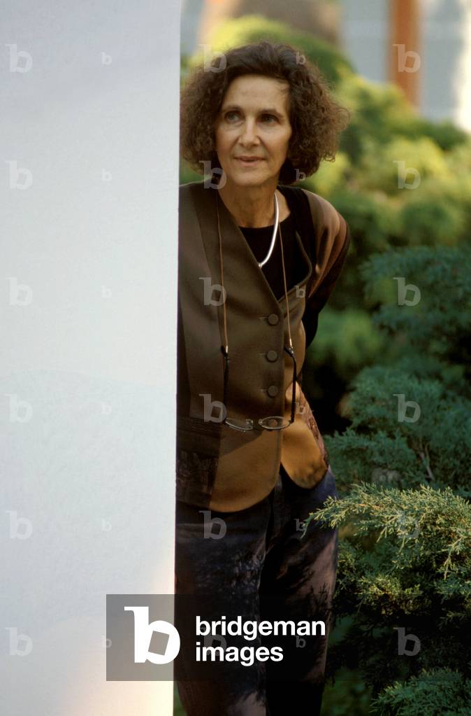 Portrait of the writer Silvana Gandolfi.