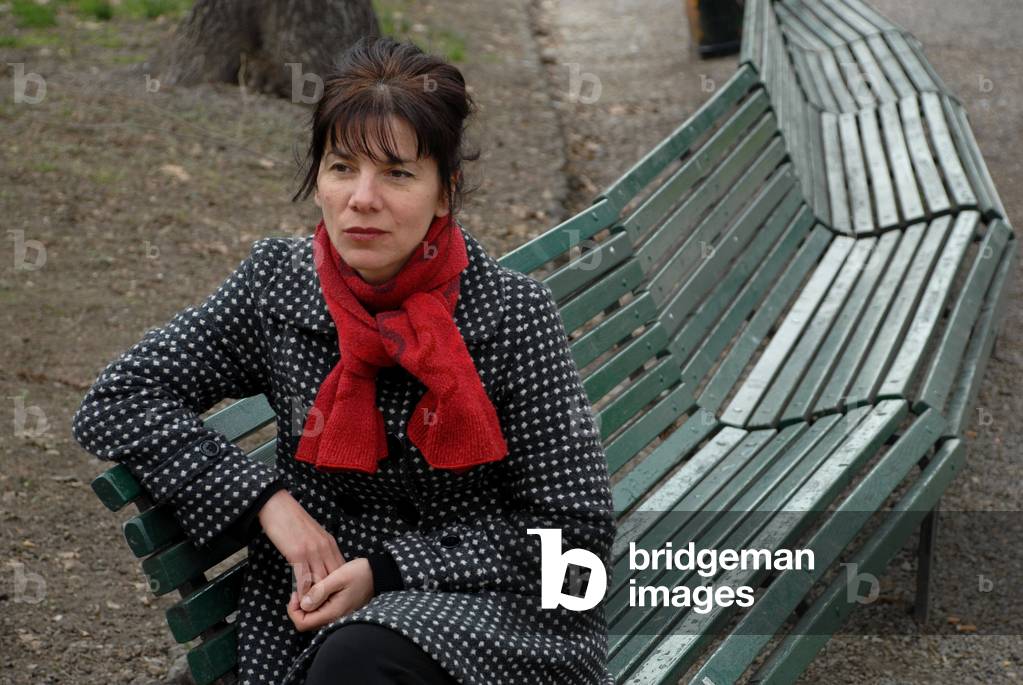 Portrait of the writer Brigitte Giraud. Photography 09/2008