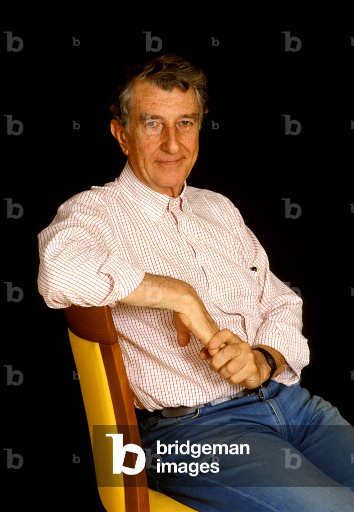 portrait of journalist and writer Corrado Augias.