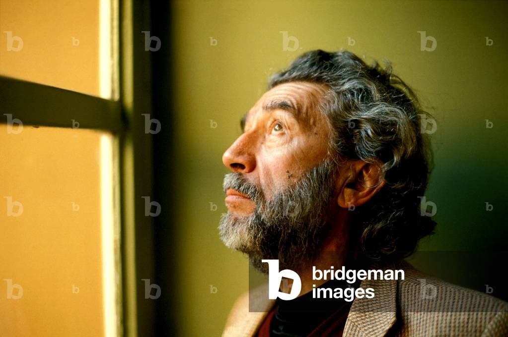 Portrait of the writer Alain Robbe-Grillet (Robbe Grillet)