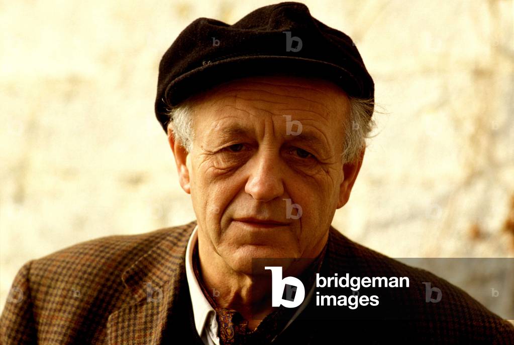 Portrait of the Italian writer Francesco Biamonti. 1999.