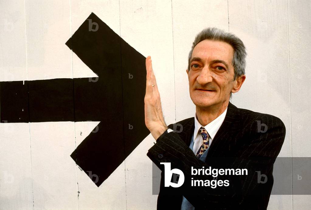 Portrait of the Italian poet Edoardo Sanguineti