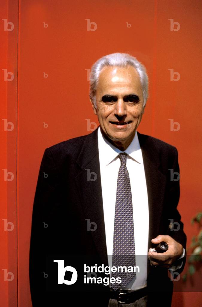 Portrait of the Italian historian and politician Pietro Scoppola (1926-2007)