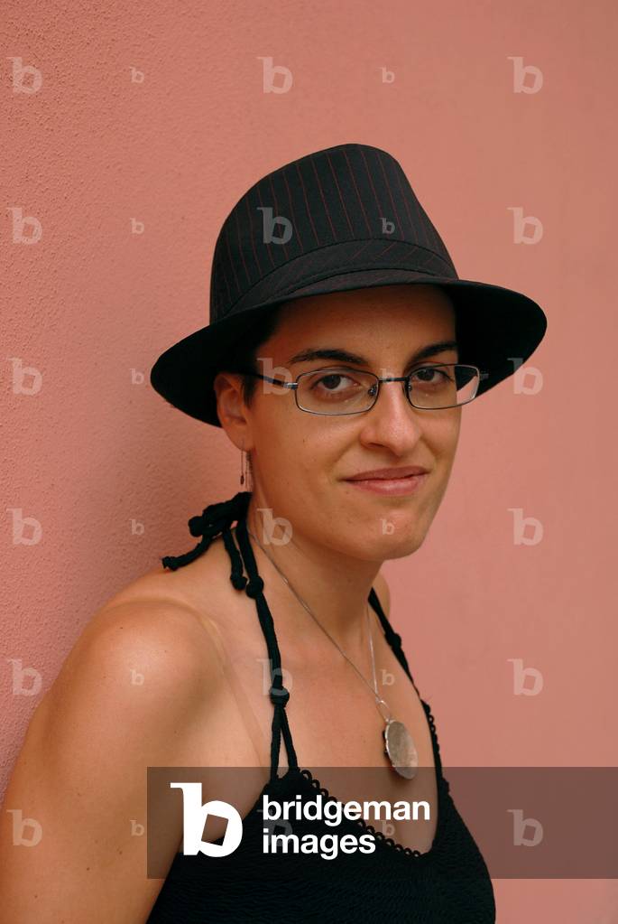 Portrait of the writer Licia Troisi. Photography 09/2008