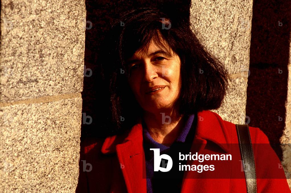 portrait of Grazia Cherchi, Italian writer.