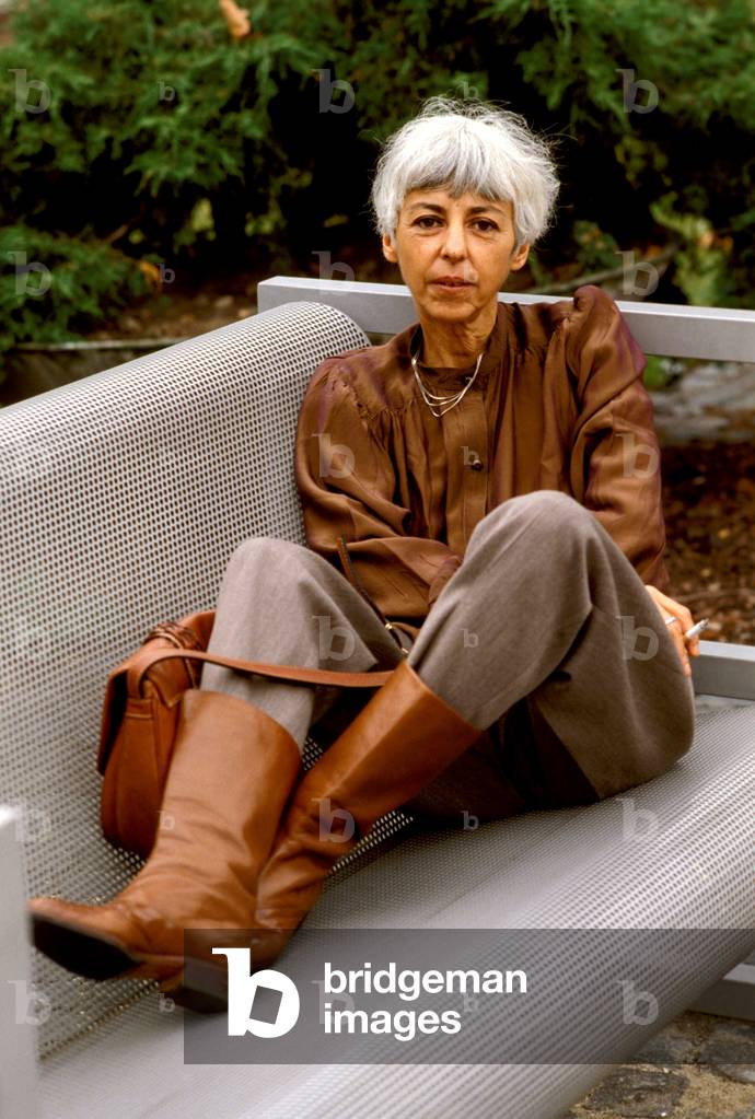 portrait of the Italian writer Fabrizia Ramondino.