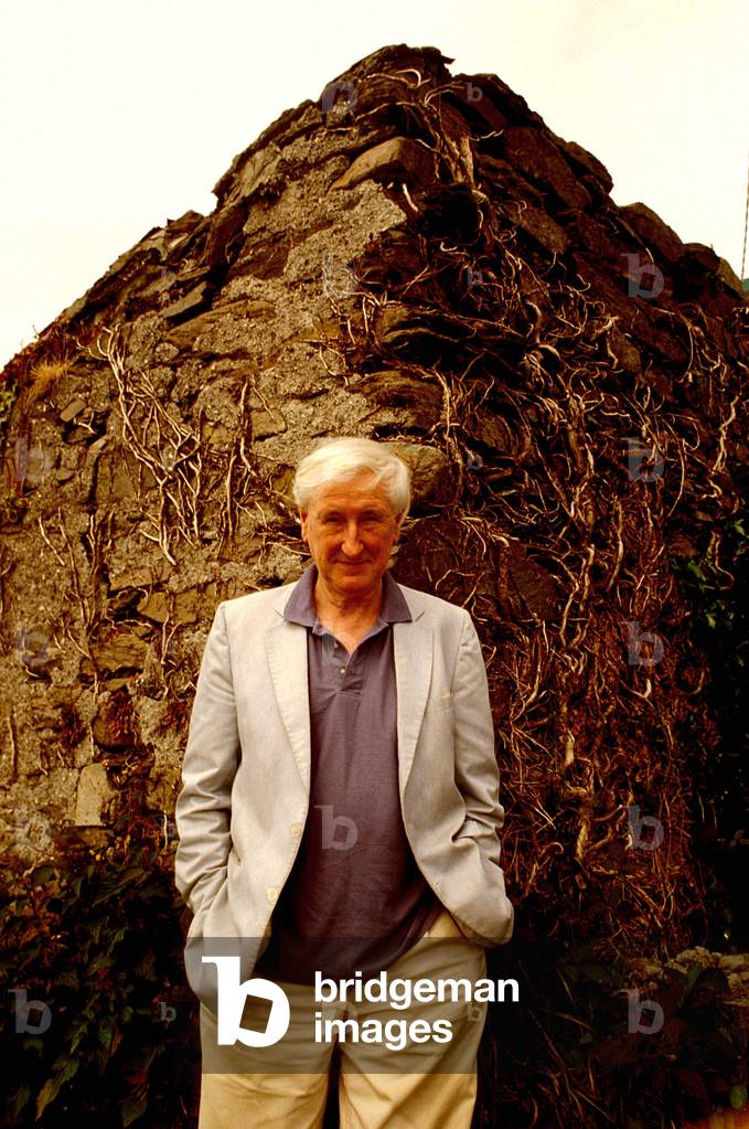 Portrait of John Montague, Irish writer and poet, did in New York in 1929.
