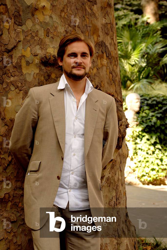 Portrait of the writer Arnaud Delalande. 2007