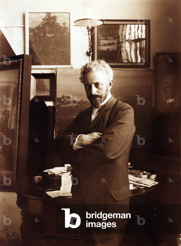Portrait of the Italian painter Gerolamo Cairati (1860-1948) in Munich around 1905