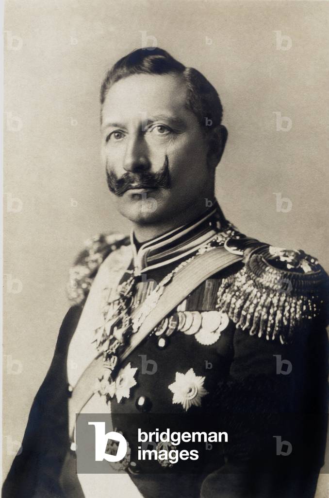 Der deutsche Kaiser und König von Preußen Wilhelm II. (Frederic Guillaume Victor Albert von Hohenzoller) (1859