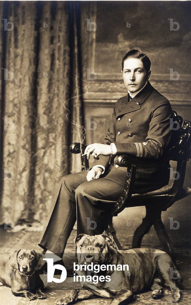 Portrait of Prince Adalbert of Prussia (or Hohenzollern) (1884-1948), naval officer circa 1905