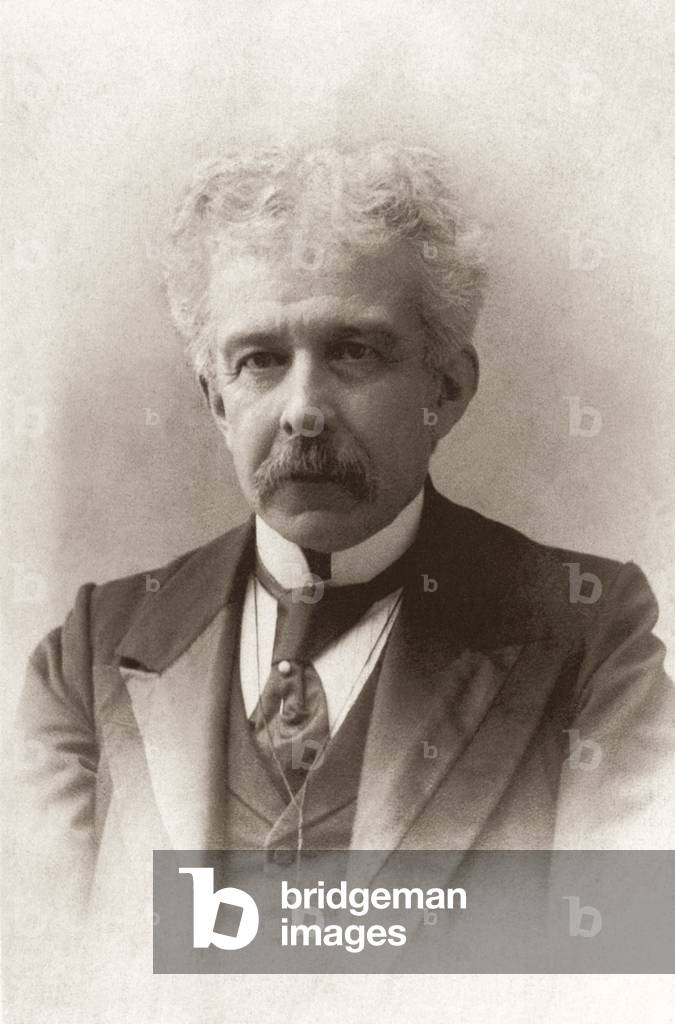 Portrait of the Italian writer and poet Antonio Fogazzaro (1842-1911) circa 1905