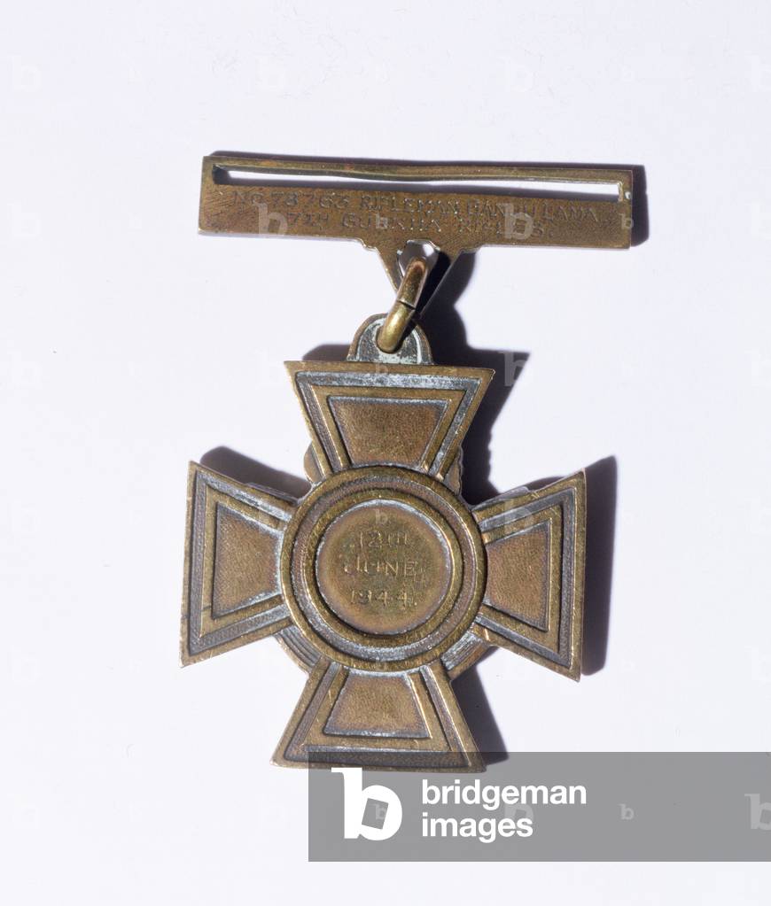 Victoria Cross of Captain Ganju Lama VC, MM (1924-99) 1944 (bronze) (reverse)