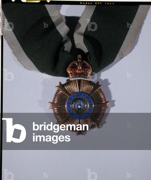 Order of Burma awarded to Subedar Major Budiman Rai, 4th Burma Regiment (bronze & enamel)