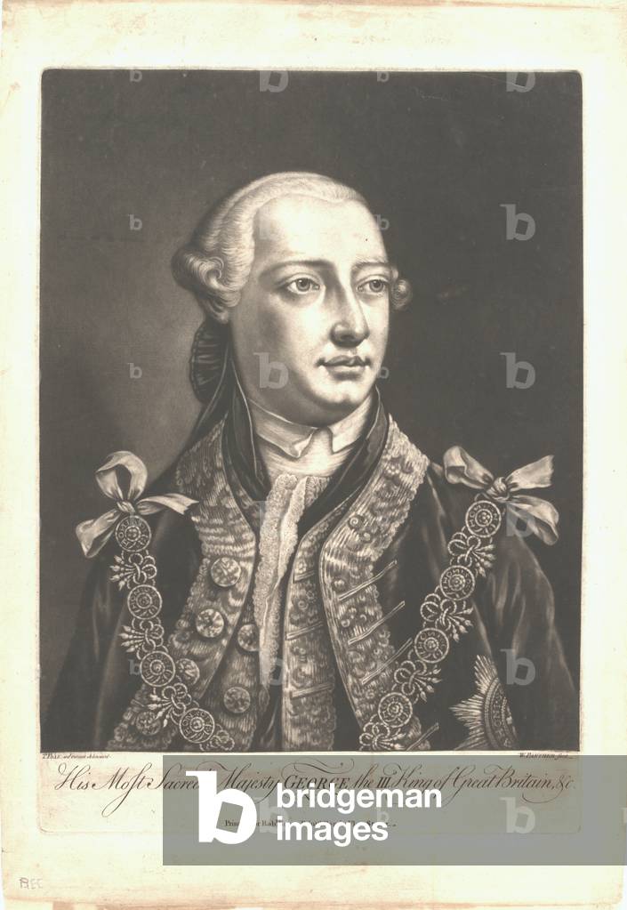 George III, c.1755 (mezzotint)
