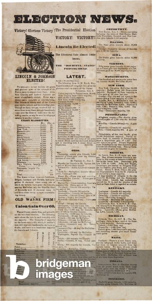 Election news, 1864 (litho)