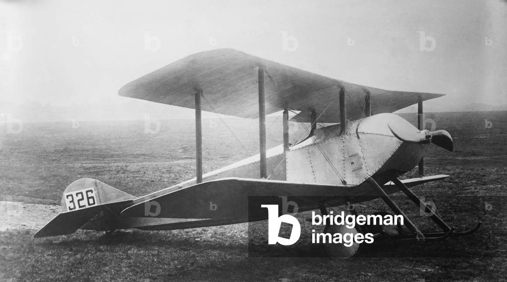 British Sopwith Tabloid Biplane, Aldershot, England, UK, Bain News Service, 1915 (b/w photo)