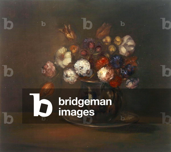 Immagine di Dipinto "Vaso di vetro con fiori", 1996 di Ansel Krut