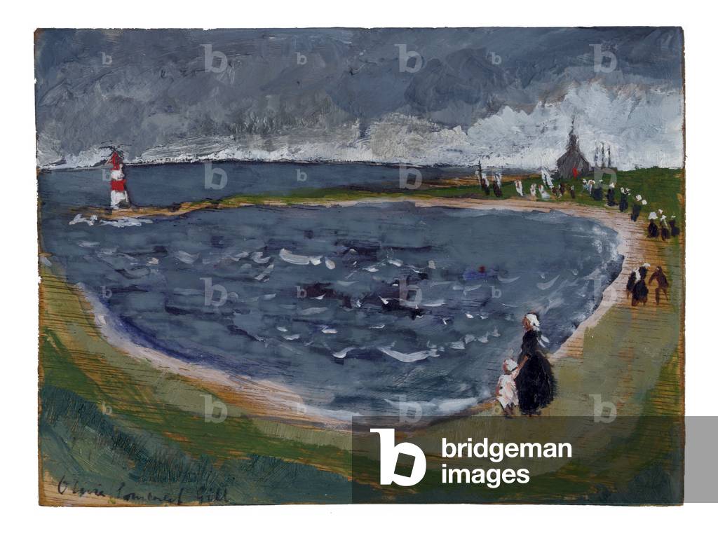 Pardon at Ploubazlanec II, 2009 (oil on panel)