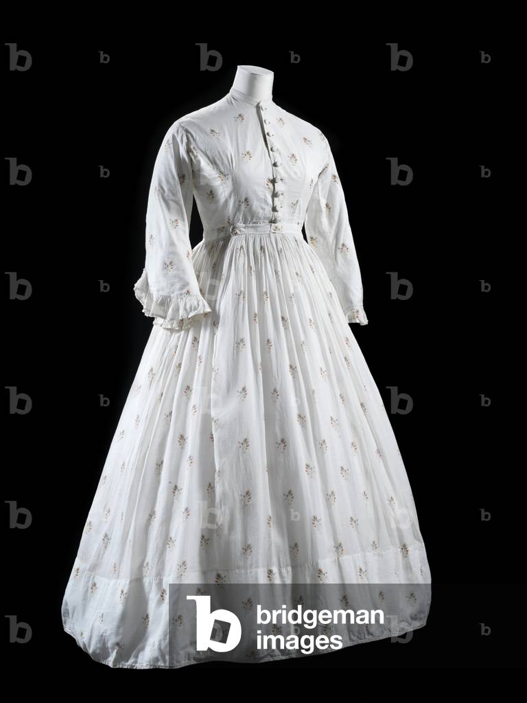 Dress, c.1865 (cotton)