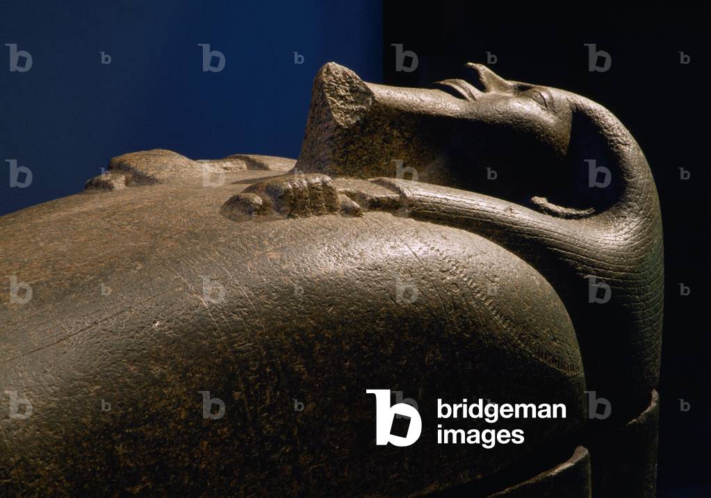 Sarcophagus of Pabasa, Great Steward to Nitocris, daughter of King Psamtek I, c.656-640 BC (stone)