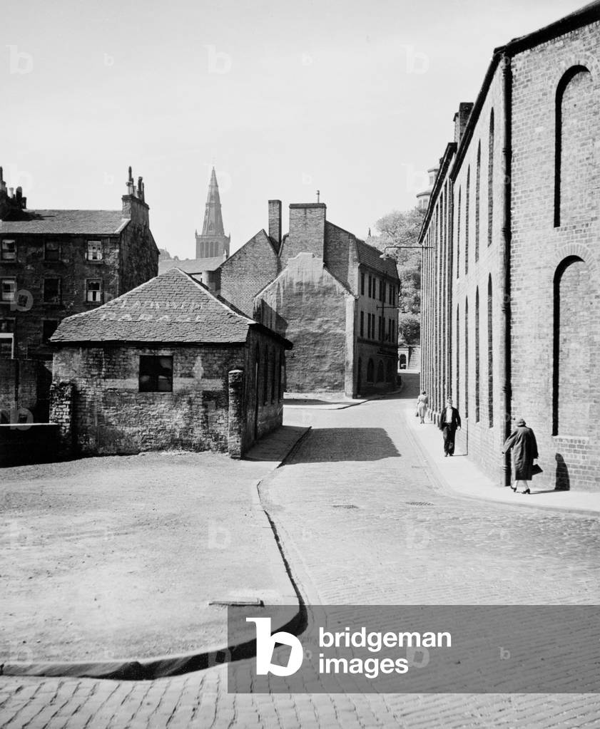 Old Glasgow, Ladywell Street, 1955 (b/w photo)