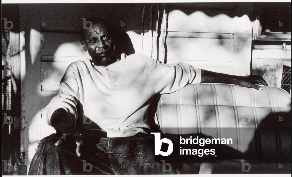 Sunset Bench, S. Tennessee, 2006 (b/w photo)