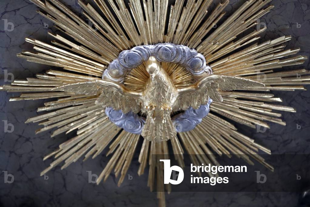 The dove of the Holy Spirit, Fribourg, Switzerland (photo)
