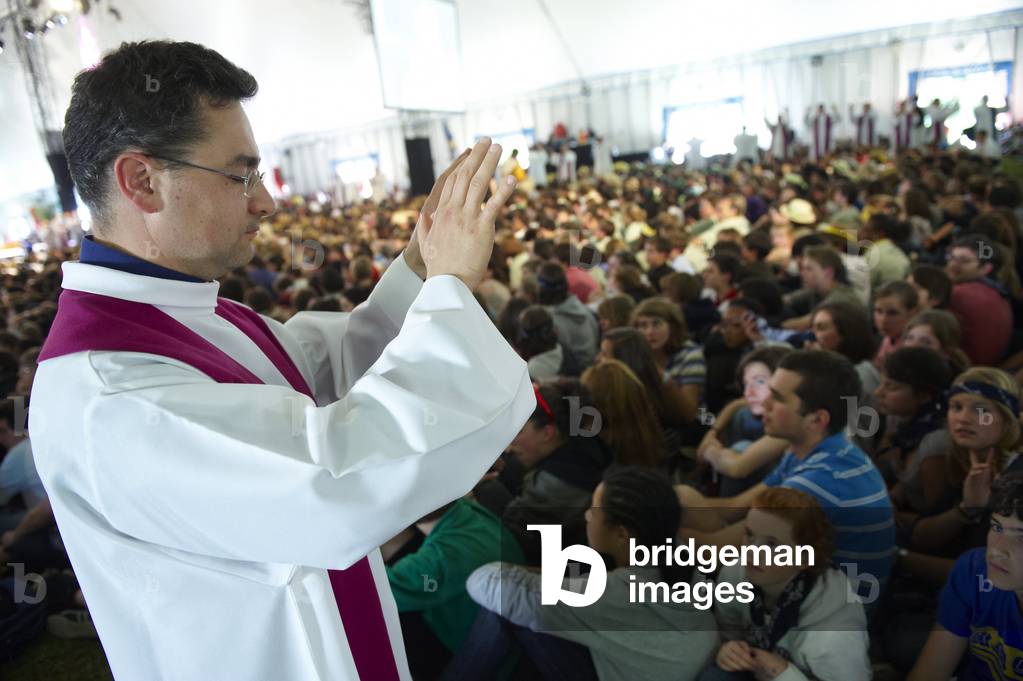 FRAT catholic youth rally Mass, Jambville, France