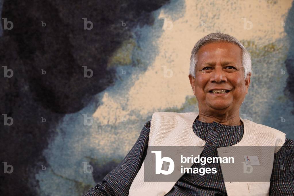Nobel prize winner Muhammad Yunus, founder of he Grameen Bank, 2018 (photo)