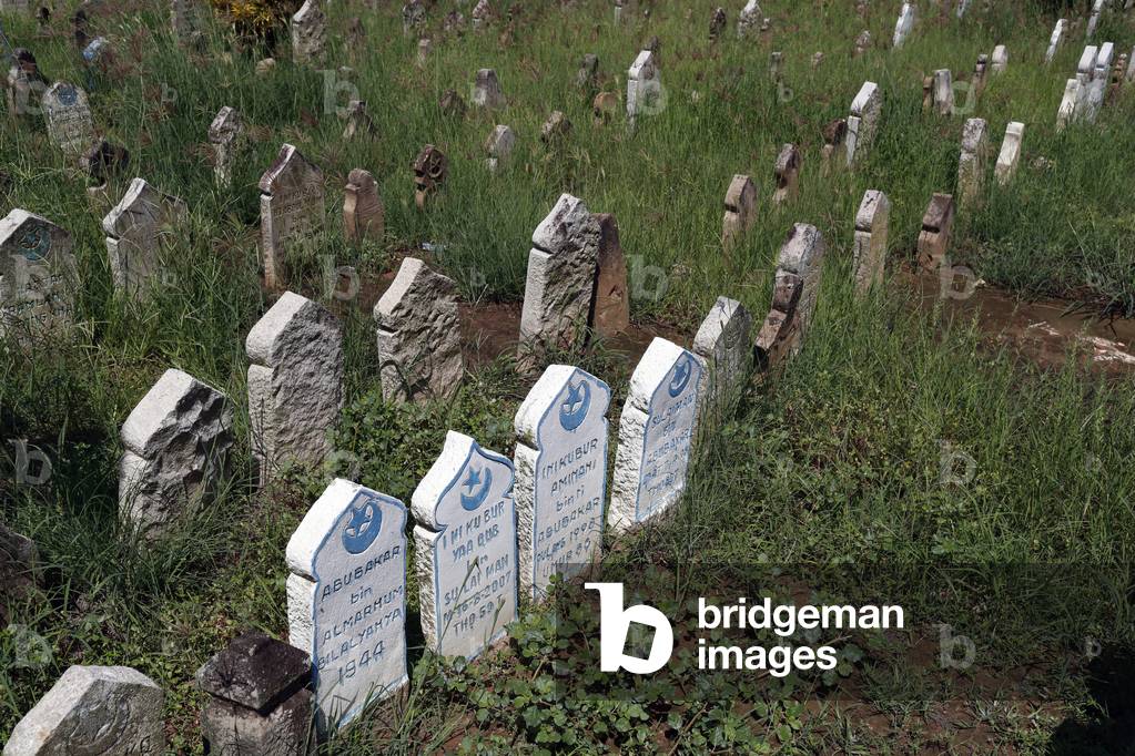 Mubarak mosque.  Old cham muslim cemetery.  Chau Doc. Vietnam.  (photo)
