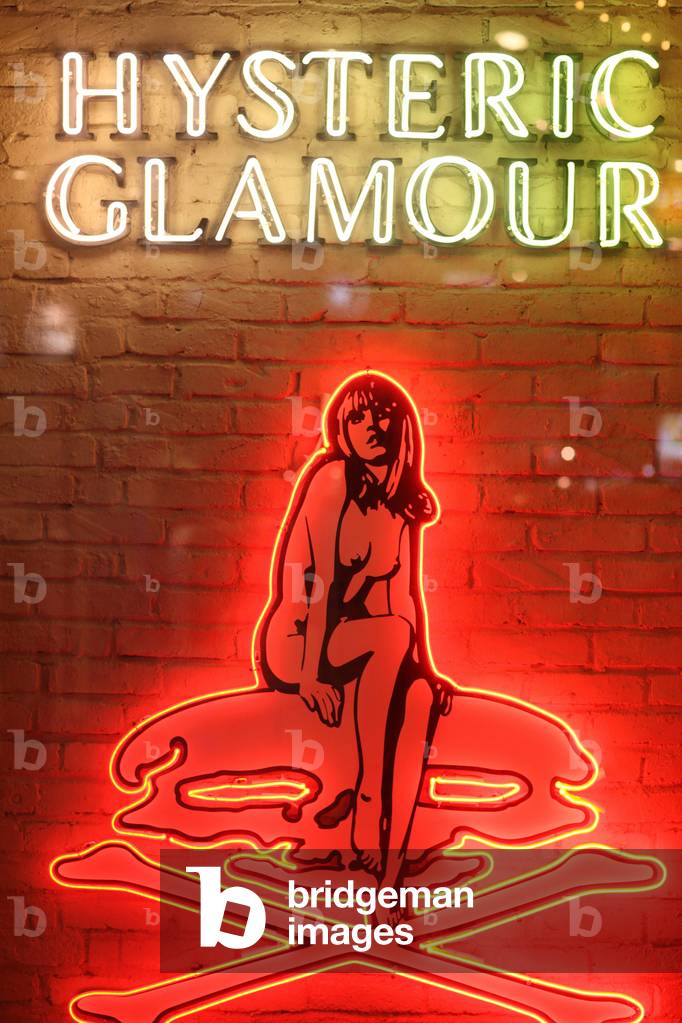 Nude woman on a skull Hong Kong China