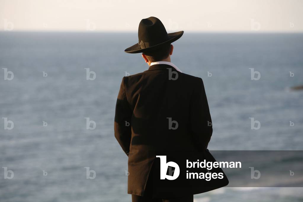 Tachlih prayer at the end of Roch Hachana jewish new year, Netanya, Israel