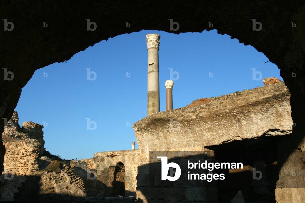 Carthage: Antonin's thermal baths, Carthage, Tunisie