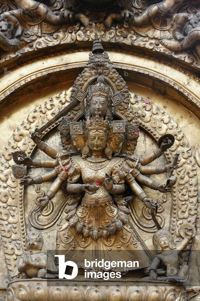 Tantric goddess Taleju, Bhaktapur, Nepal