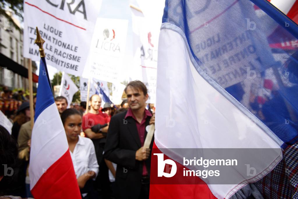 Demonstration against anti-immigrant policies, Paris, France