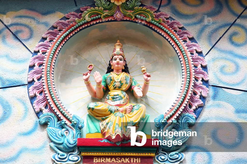 Mariamman hindu temple. Hindu Goddess. Birmasakthi. Ho Chi Minh City. Vietnam