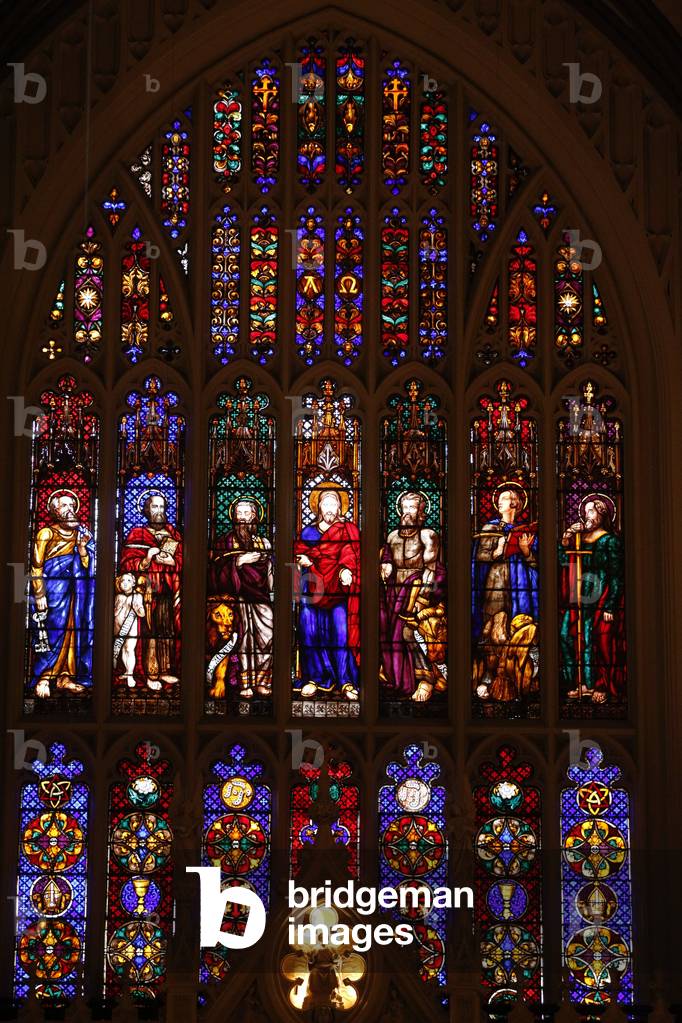 Stained glass window - Trinity church, New York, United States