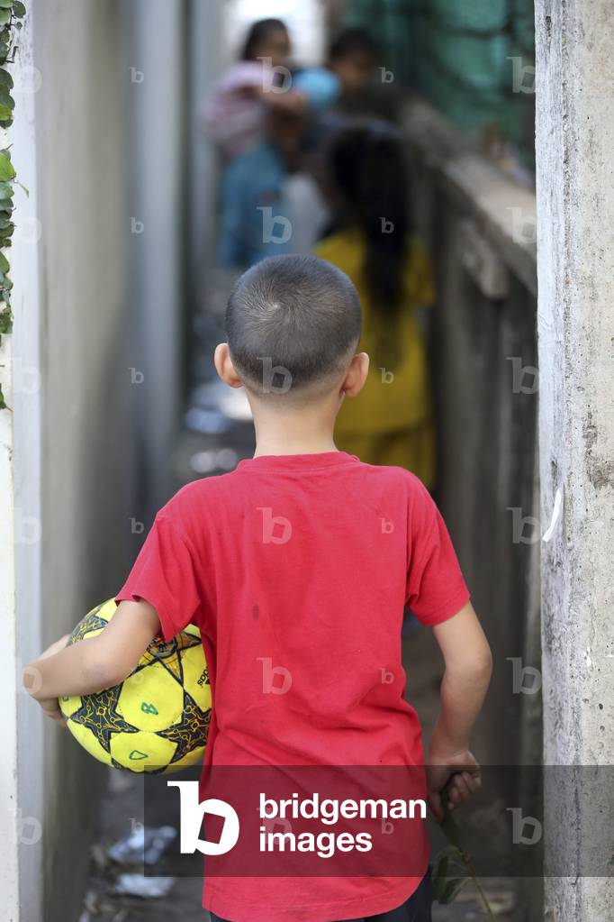 20151029, Vientiane, Laos : Young football player