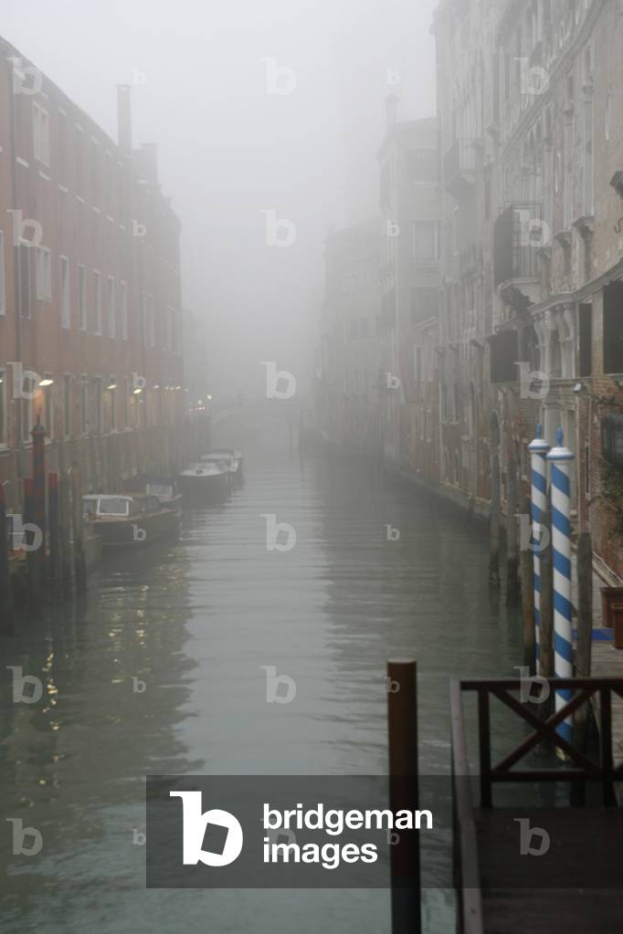 Venice in the fog., Venice, Italy