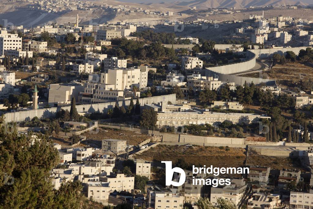 Security wall in Abu Dis (East Jerusalem), Jerusalem, Israel