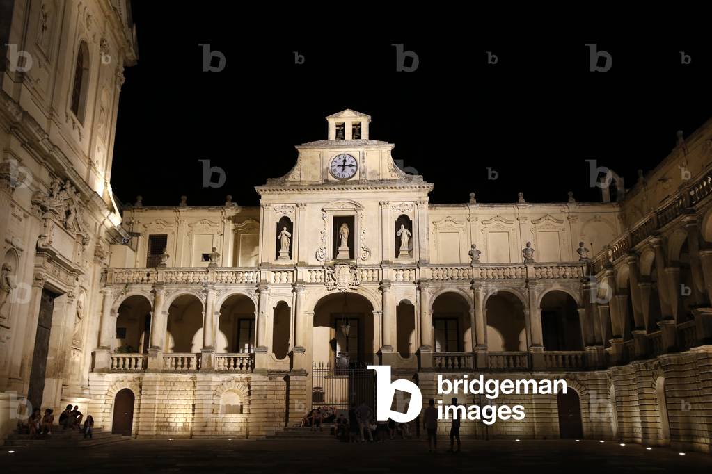 Lecce Duomo & cathedral at night, Italy (photo)