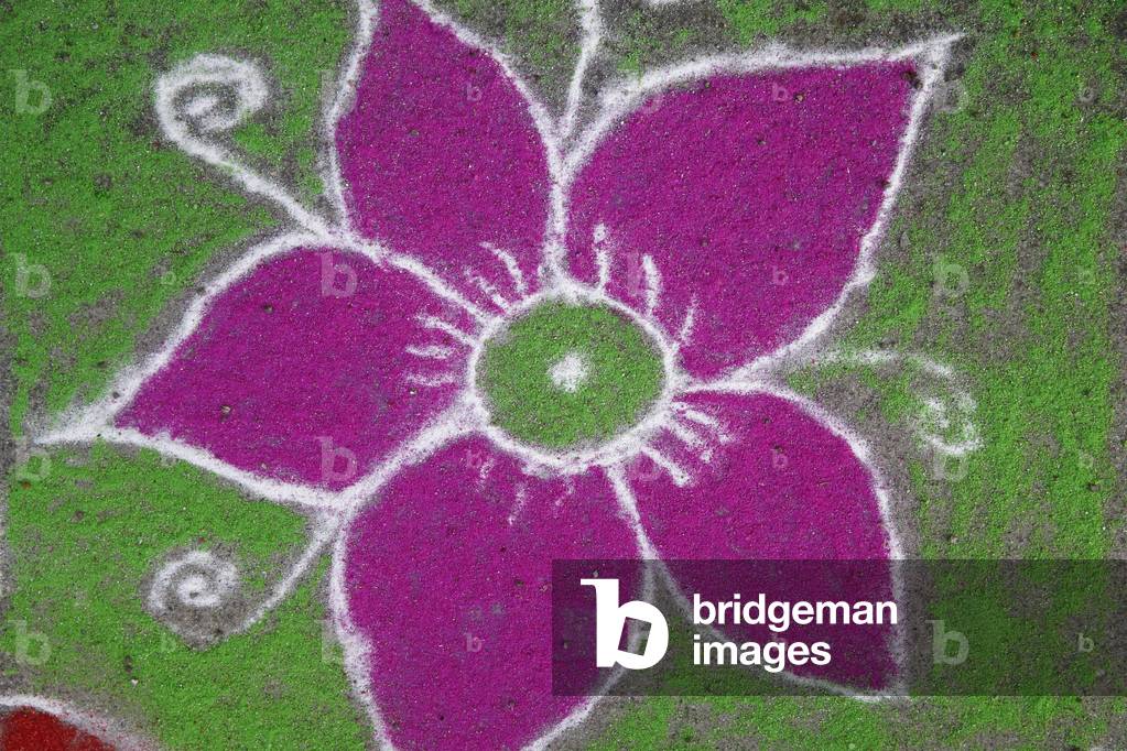 Diwali rangoli. United kingdom