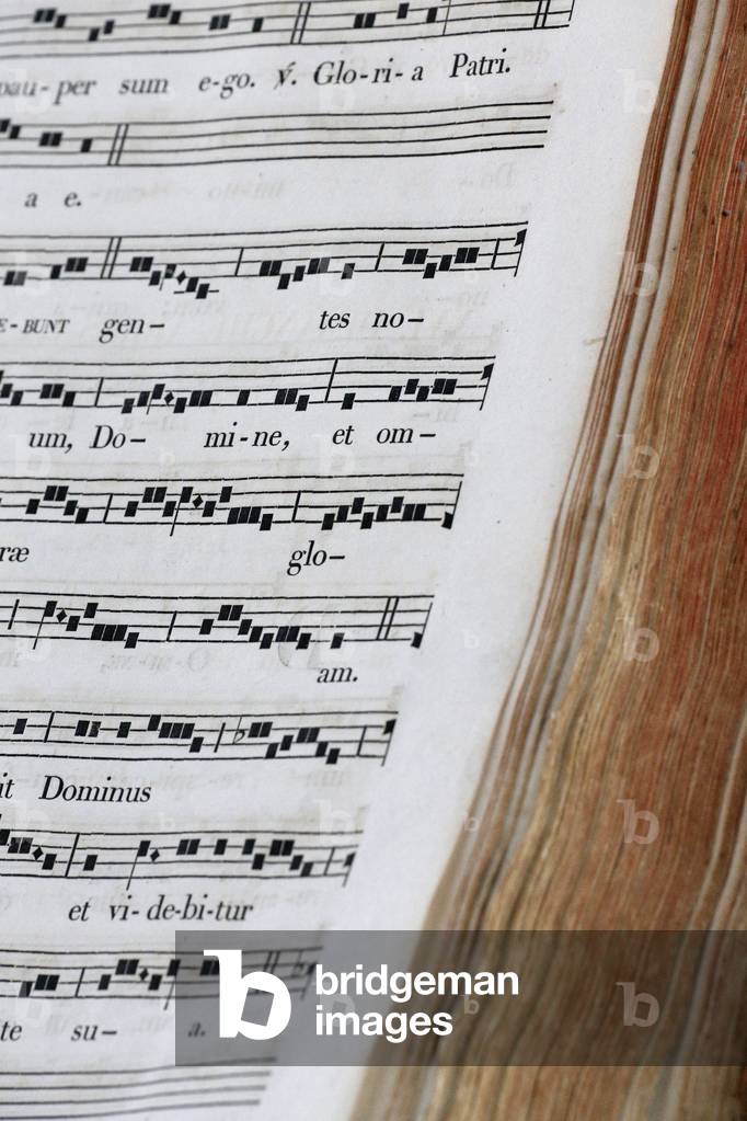Saint-Catherine church, Liturgical book antiphonal., Honfleur, France