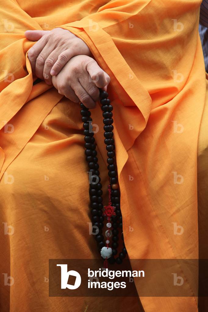 Buddhist monk's prayer beads, Bussy-Saint-Georges, France