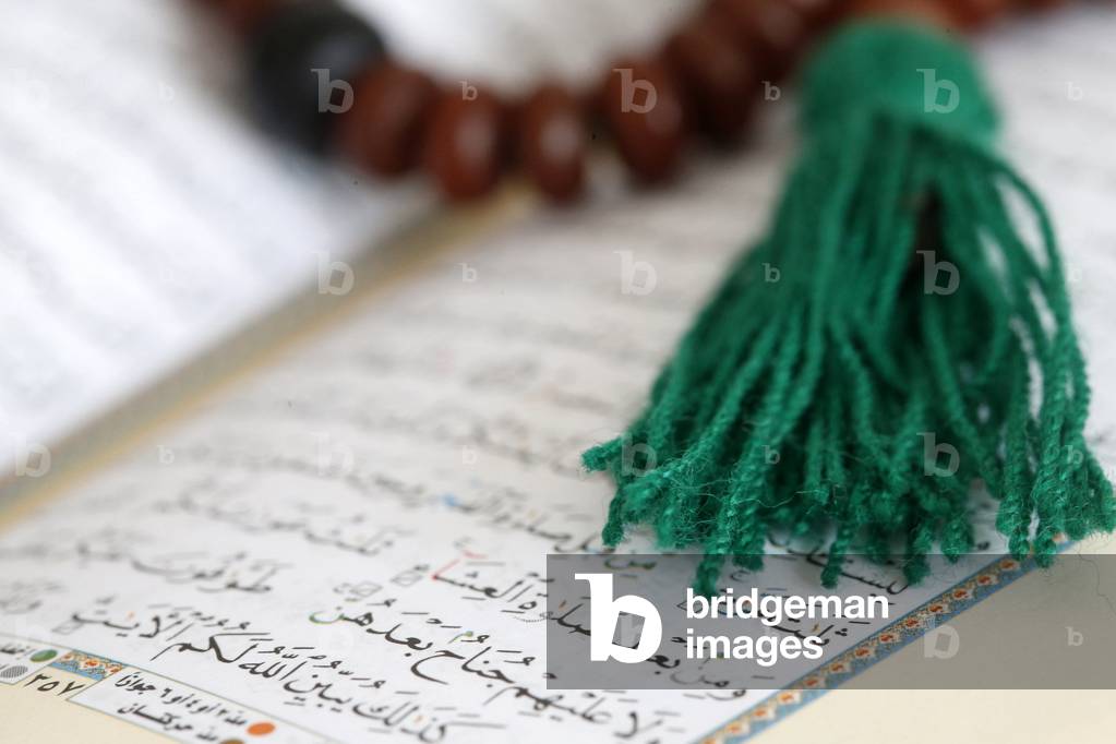 Islamic prayer beads and Quran, Paris, France