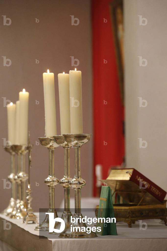 Altar candles - Villemomble, France