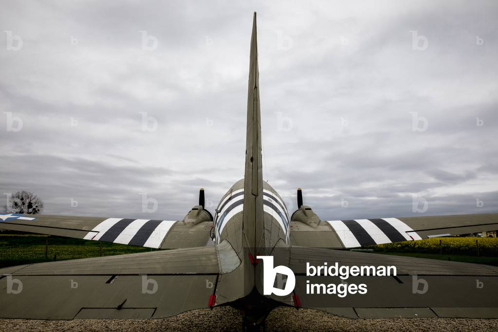 Dakota-43-15073 World war 2 plane at the Merville battery museum, Calvados, France, 2018 (photo)