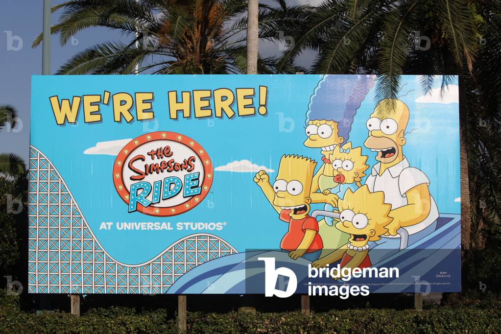 Sign at the entrance of Universal Orlando, Orlando, Etats-Unis